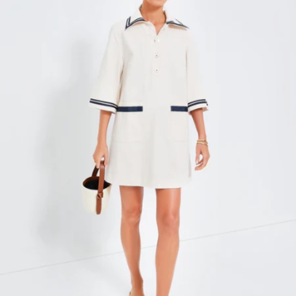 Tuckernuck Pomander Place Gardenia Hart Shirt Dress (S) - Picture 6 of 6